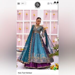 Farah Talib Aziz Pakistani/ Indian Wedding Dress